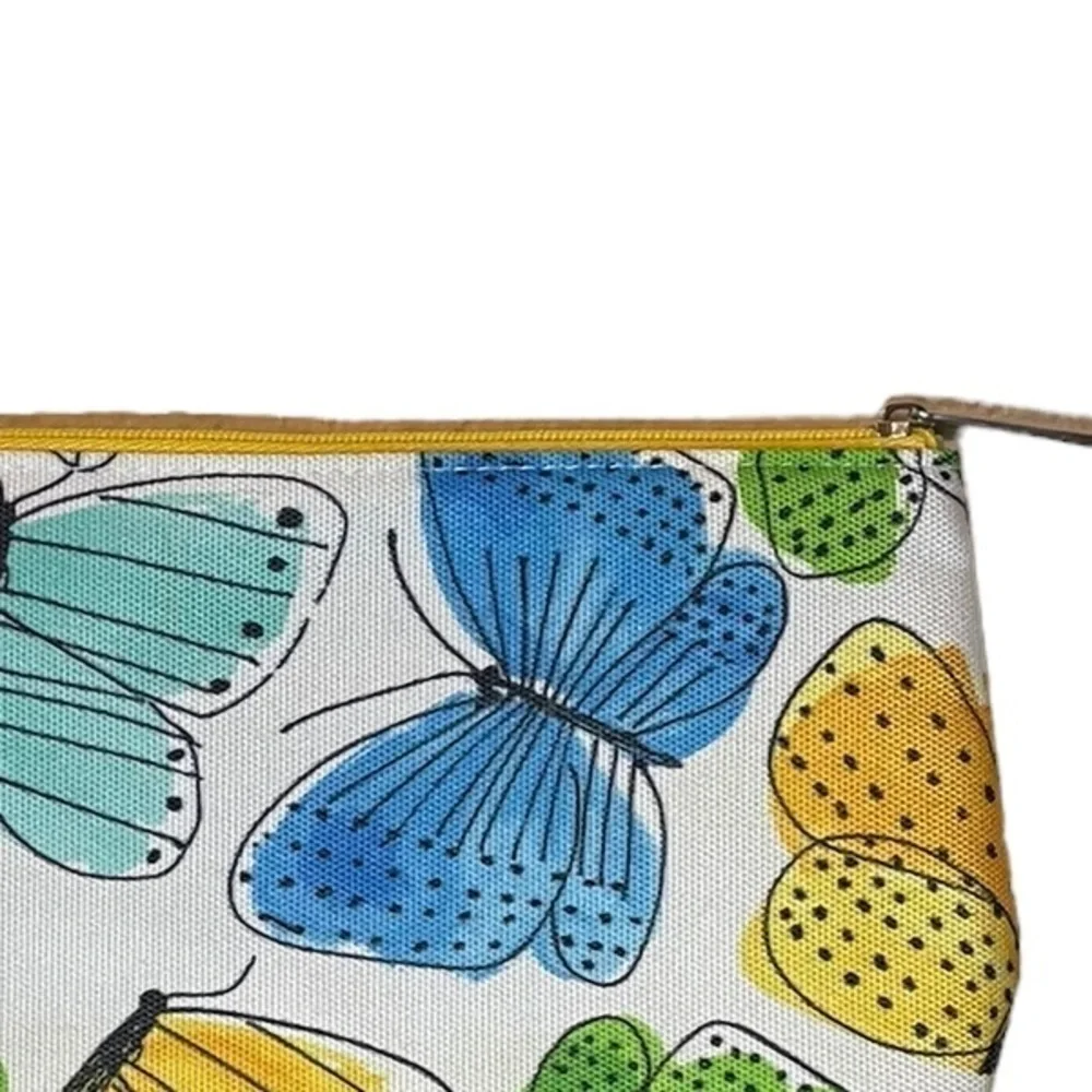 Vera Neumann for Clinique Butterfly Makeup Cosmetic Bag colorful storage bag